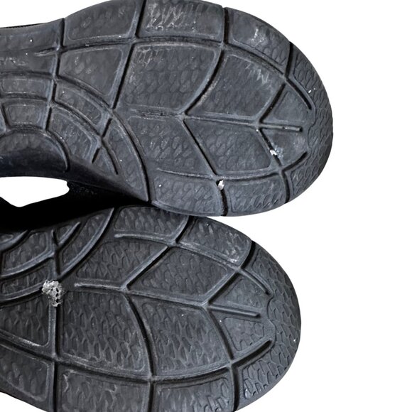 Skechers ArchFit Size 7.5 Comfortable Casual Slip On Elastic Lace Black - Picture 8 of 12